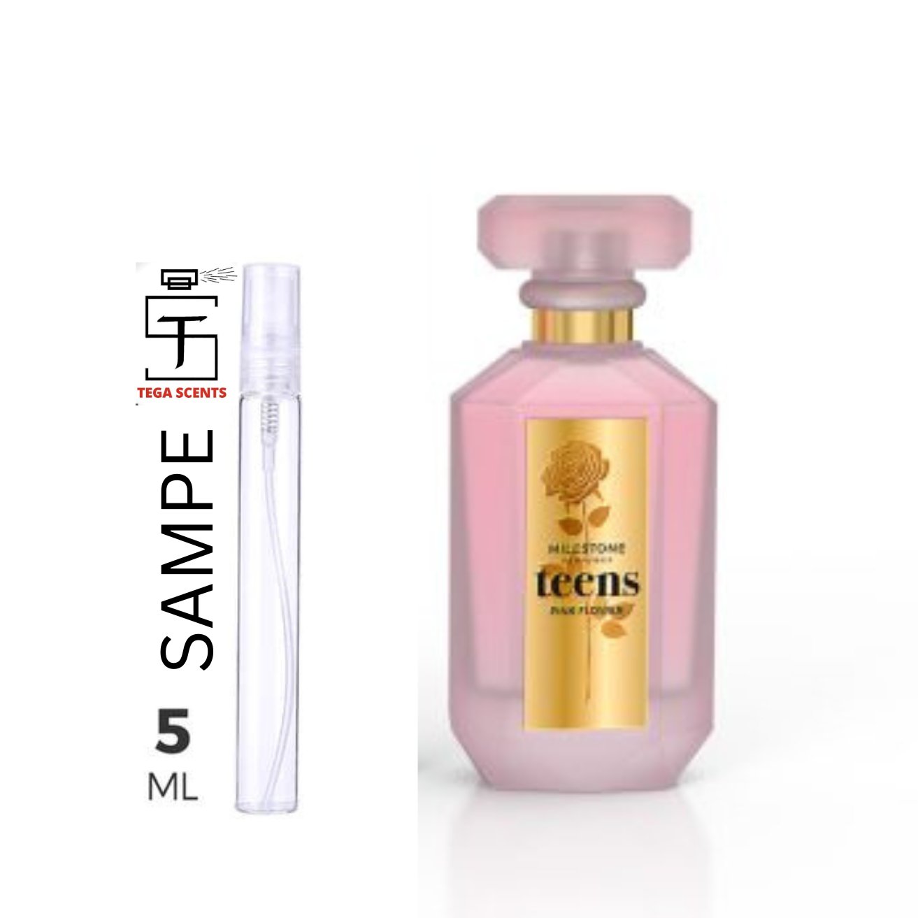 Teens Pink Flower 5ml EDP by Milestone - Tega Scents